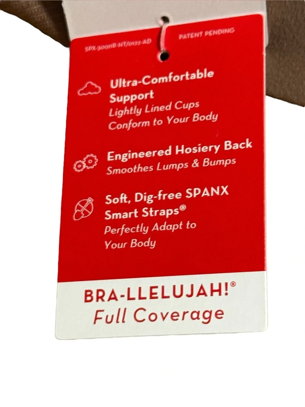 Spanx Full Coverage Bra-llelujah Bra Sz 36D NWT Color Cafe Au Lait